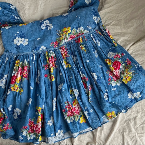 LoveShackFancy NWT Salma Dress in Marine Blue - Picture 5 of 7